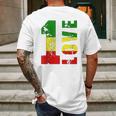 One Love Jamaica Rasta Reggae Music Caribbean Pride Mens Back Print T-shirt Gifts for Men