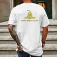 Patriotic Dont Tread On Me Mens Back Print T-shirt Gifts for Men