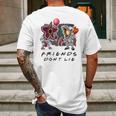 Pennywise Demogorgon Friends Don’T Lie Mens Back Print T-shirt Gifts for Men