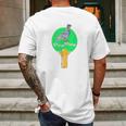 Pigeon Ping Pong Mens Back Print T-shirt Gifts for Men