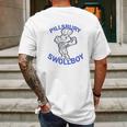 Pillsbury Swollboy Pumped Popping Fresh Parody Mens Back Print T-shirt Gifts for Men