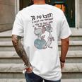 Pinky And The Brain To Do List Mens Back Print T-shirt Gifts for Men