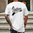 Pontiac Ventura - White Outline Mens Back Print T-shirt Gifts for Men