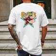 Popeye Star Mens Back Print T-shirt Gifts for Men