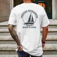 Prestige Worldwide Funny Cool Boats And Hoes Mens Back Print T-shirt Gifts for Men