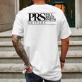 Prs- Paul Reed Smith Guitars Mens Back Print T-shirt Gifts for Men