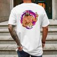 Randy Macho Man Savage Funny Cartoon Mens Back Print T-shirt Gifts for Men