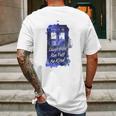 Ripple Junction Doctor Who Laugh Hard Run Fast Watercolor Tardis Junior Mens Back Print T-shirt Gifts for Men