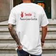 Thermofisher Peace Love Sanitize Coronavirus Shirtsh Mens Back Print T-shirt Gifts for Men