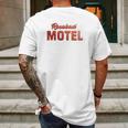 Rosebud Motel Retro Funny Rose Family Mens Back Print T-shirt Gifts for Men