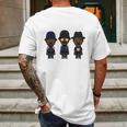 Run Dmc Cartoon Mens Back Print T-shirt Gifts for Men