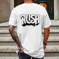 Rush Band Logo Mens Back Print T-shirt Gifts for Men