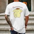 Sanrio Pompompurin Backside Mens Back Print T-shirt Gifts for Men