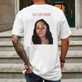 Say Her Name Breonna Taylor Mens Back Print T-shirt Gifts for Men