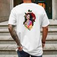 Selena Quintanilla Rose Mens Back Print T-shirt Gifts for Men