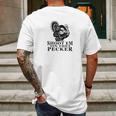 Shoot Em In The Pecker Tee Fun Hunting Turkey Mens Back Print T-shirt Gifts for Men