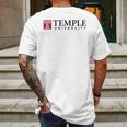 Simple Logo Temple University 2020 Mens Back Print T-shirt Gifts for Men