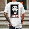 Snoop Dogg Poster For Fans Mens Back Print T-shirt Gifts for Men