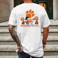 Snoopy And Friends Clemson Tigers Its The Most Wonderful Time Of The Year Shirt Mf Mens Back Print T-shirt Gifts for Men