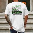 Snoopy Happy St Patricks Day Mens Back Print T-shirt Gifts for Men