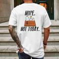 Snoopy Peanuts Nope Not Today Shirt Hoodie Tank Top Mens Back Print T-shirt Gifts for Men