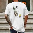 Star Snoopy Mens Back Print T-shirt Gifts for Men