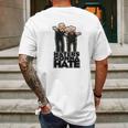 Statler And Waldorf - Haters Gonna Hate Mens Back Print T-shirt Gifts for Men