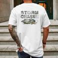 Storm Chasers Gift Idea Tornado Chasers Gear Mens Back Print T-shirt Gifts for Men