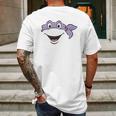 Teenage Mutant Ninja Turtles Donatello Big Face Mens Back Print T-shirt Gifts for Men