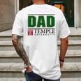 Temple University Proud Dad Parents Day 2020 Mens Back Print T-shirt Gifts for Men