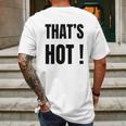 Thats Hot Paris Hilton Shirt T-Shirt Mens Back Print T-shirt Gifts for Men