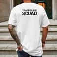 Trampoline Squad Funny Gymnast Bounce Jump Gift Idea Mens Back Print T-shirt Gifts for Men