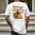 Trick Or Treat People With Kindness Halloween Mens Back Print T-shirt Gifts for Men