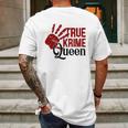 True Crime Queen True Crime Junkie Criminal Minds Mens Back Print T-shirt Gifts for Men