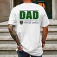 University Of Notre Dame Proud Dad Parents Day 2020 Mens Back Print T-shirt Gifts for Men