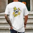 Urban Elegance Hufflepuff Badger Mens Back Print T-shirt Gifts for Men