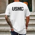 Usmc United States Marine Mens Back Print T-shirt Gifts for Men