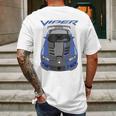 Viper Acr 4Th Generation Blue Mens Back Print T-shirt Gifts for Men