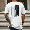 Wheel Spin Addict Canyon Truck American Flag Mens Back Print T-shirt Gifts for Men