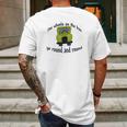 The Wheels On The Bus Baby Mens Back Print T-shirt Gifts for Men