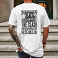 White The Clash Bonds 1981 Official Mens Back Print T-shirt Gifts for Men