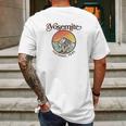 Yosemite National Park Vintage Style Retro 80S Mens Back Print T-shirt Gifts for Men