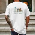 Zomsun We Bare Bears Tote Life Ice Bear Mens Back Print T-shirt Gifts for Men