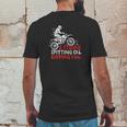 2 Stroke Spitting Oil Ripping Soil Dirt Bike Motocross Gift Mens Back Print T-shirt Funny Gifts