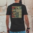 22 Years Old - 22Nd Birthday Gift September 1999 Mens Back Print T-shirt Funny Gifts