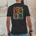 25 Years Old April 1996 25Th Awesome Birthday Mens Back Print T-shirt Funny Gifts