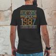 35Th Birthday Vintage Tee 35 Years Old Awesome Since 1987 Ver2 Mens Back Print T-shirt Funny Gifts