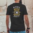 36 Years Old Retro April 1985 Limited Edition 36Th Birthday Mens Back Print T-shirt Funny Gifts