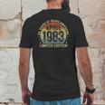 38 Years Old Vintage April 1983 Limited Edition 38Th Birthday Mens Back Print T-shirt Funny Gifts