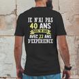 40Th Birthday Gift For Humour Je Nai Pas 40 Gift Mens Back Print T-shirt Funny Gifts